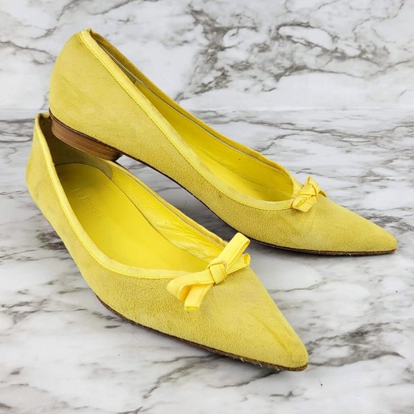 LK Bennett Suede Skyla Flats Pointed Toe